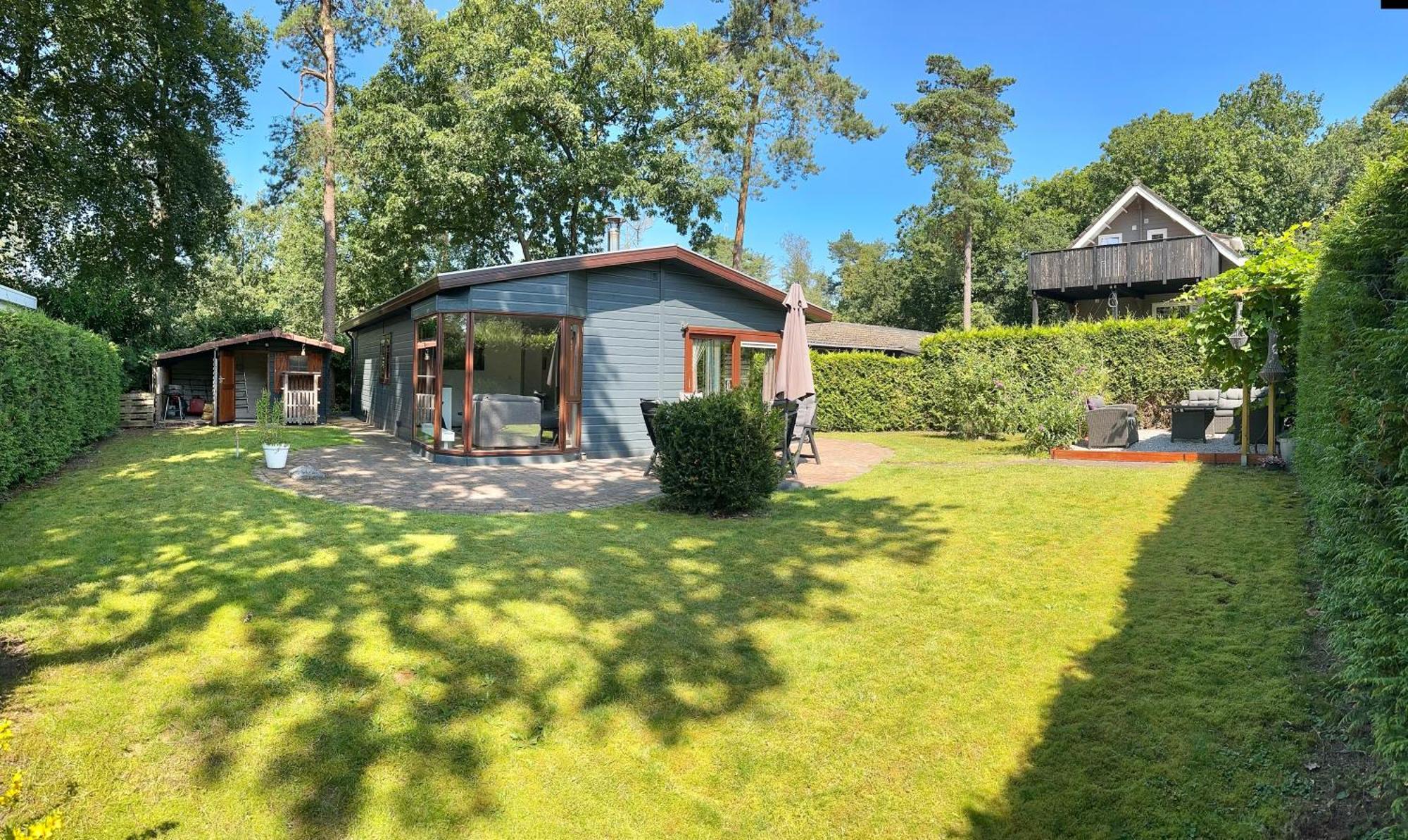 Dubbele Chalet Op Recreatiepark Topparken Op De Veluwe In Beekbergen Met Grote Vrije Tuin En Eigen Parkeerplaats מראה חיצוני תמונה
